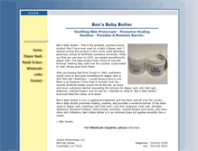 Tablet Screenshot of bensbabybutter.com
